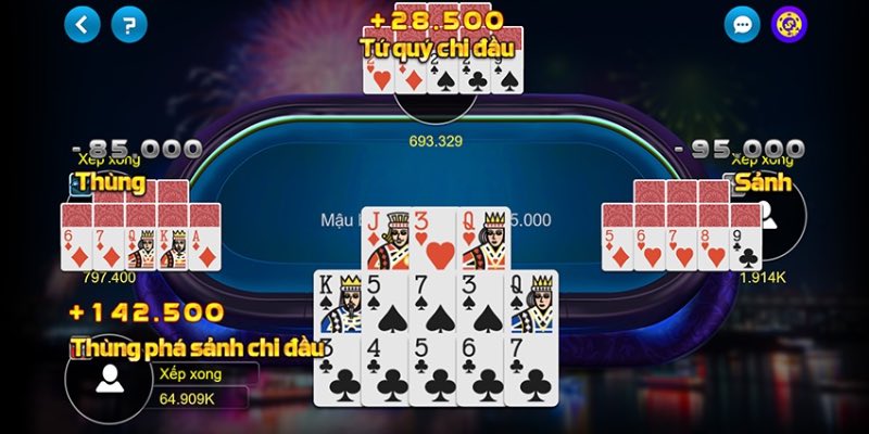 Luật tính điểm Mậu Binh tại BET88